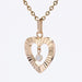 Pendentif Pendentif en or jaune coeur et perle 58 Facettes 21-310A