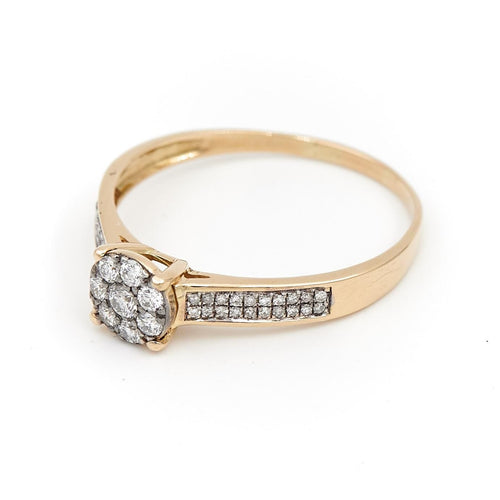 Bague 62 Bague Marguerite Or jaune Diamant 58 Facettes 1649342CN