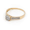 Bague 62 Bague Marguerite Or jaune Diamant 58 Facettes 1649342CN