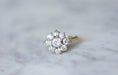 Bague Bague marguerite ancienne diamants 2.30 Cts 58 Facettes