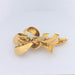 Brooch Brooch in yellow gold and diamonds 58 Facettes 25564