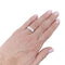 Bague 55 Bague "trilogie", or blanc, diamants. 58 Facettes 32711