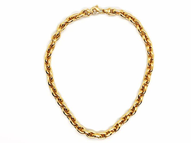 Collier Collier Maille ovale Or jaune 58 Facettes 1630185CN