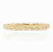 Ring 50 Yellow gold chiseled braid alliance 58 Facettes TRE2.0J
