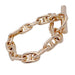 Bracelet Navy mesh bracelet, rose gold. 58 Facettes 32746