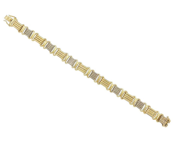 Bracelet Bracelet Vintage deux ors. 58 Facettes 31854