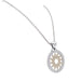 Necklace Bulgari necklace, "Tondo Sun", two golds, steel. 58 Facettes 32797