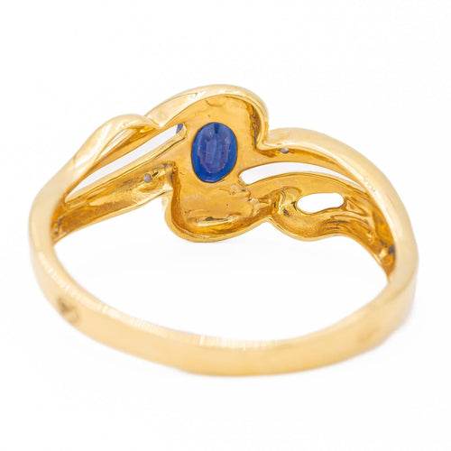 Bague 55 Bague Or jaune Saphir 58 Facettes 2593559CD