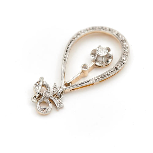 Pendentif Pendentif Art Nouveau Or jaune Diamant 58 Facettes 2024922CN