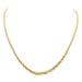 Necklace Palm chain necklace Yellow gold 58 Facettes 2216828CN