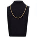 Thick gold chain necklace with jaseron mesh 58 Facettes 22-294