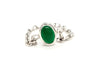 Ring 55 Chain Ring White Gold Agate 58 Facettes 843307CD