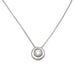 Chaumet chain and pendant necklace "Anneau" model in white gold, diamond. 58 Facettes 32077