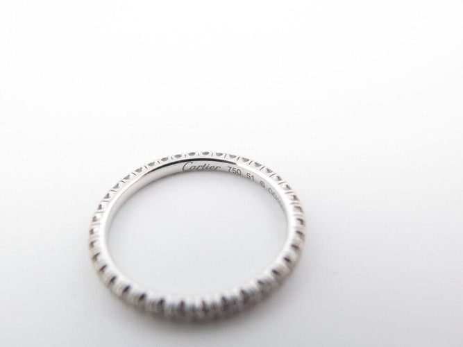 Bague 51 CARTIER - Bague "Etincelle" Or Blanc & Diamants 58 Facettes 249802