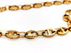 Necklace Navy mesh necklace Yellow gold 58 Facettes 1100241CD