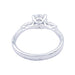 Ring 53 Solitaire ring, white gold, diamond 58 Facettes 32530