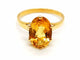 Bague 55 Bague Or jaune Citrine 58 Facettes 1763490CN
