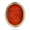 Bague 57 Bague intaille sur cornaline en or 58 Facettes 21-383