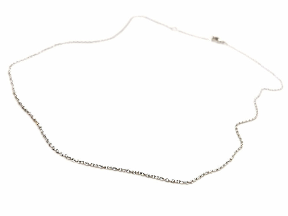 Collier Collier Maille ronde Or blanc 58 Facettes 1588423CN