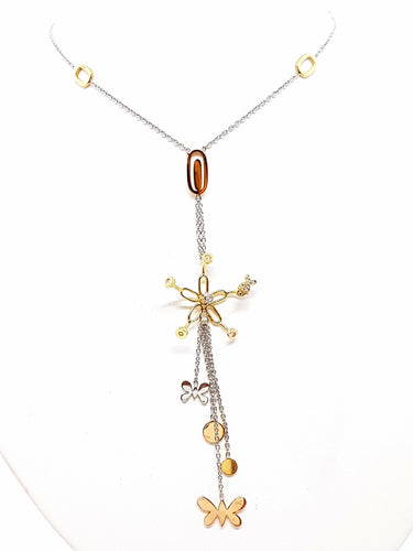 Collier Collier Or rose Diamant 58 Facettes 00657CN