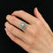 Bague 50 Bague Rosace diamants, époque Art Déco 58 Facettes