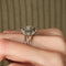 Bague BAGUE VINTAGE "FLEUR" OR & DIAMANTS 58 Facettes BO/220092 NSS