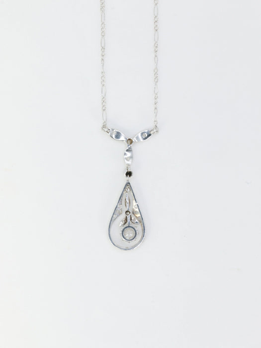 Collier Collier Belle Epoque en or, platine et diamants 58 Facettes 673