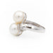 Ring 57 Toi & Moi Ring White gold Pearl 58 Facettes 1931142CN