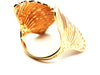Ring 53 Ginette NY Gingko ring Pink gold 58 Facettes 1931137CN