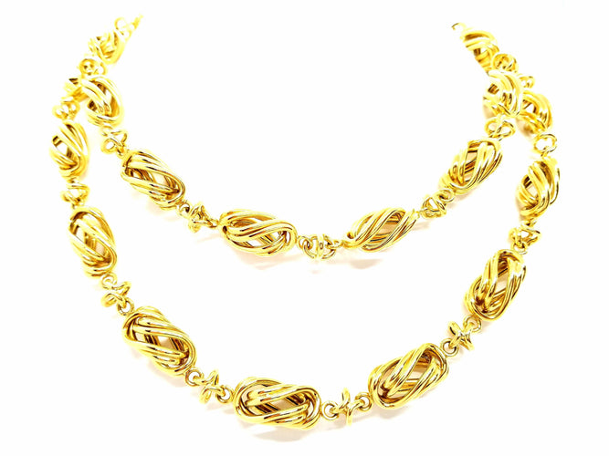 Collier Collier Sautoir Or jaune 58 Facettes 761600CN