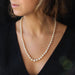Necklace Ancient falling pearl necklace 58 Facettes 16-121