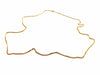 Necklace Curb link necklace Yellow gold 58 Facettes 1145904CD
