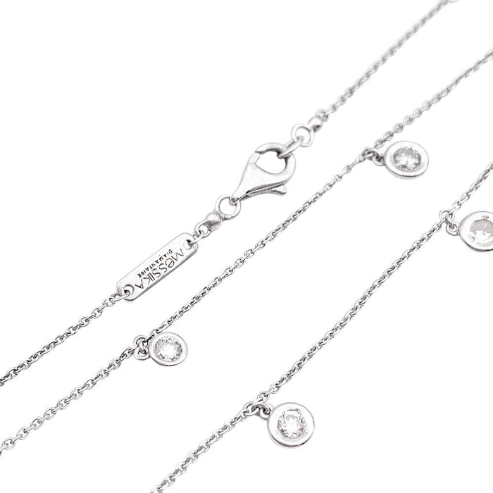 Collier Collier Messika or blanc, diamants. 58 Facettes 33065