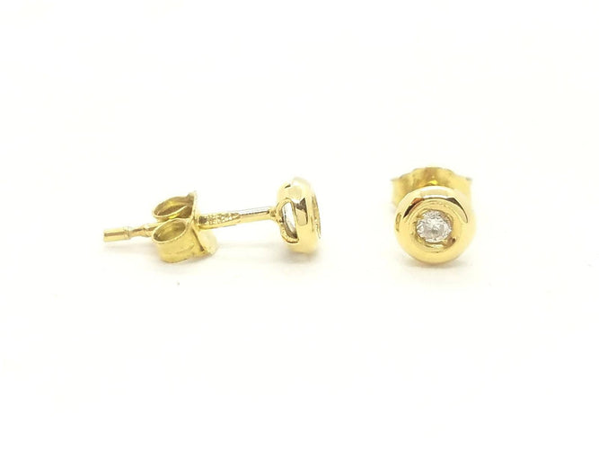 Boucles d'oreilles Boucles d'oreilles Or jaune Diamant 58 Facettes 579241RV