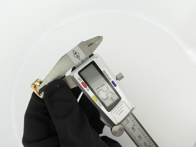 Bague 49 bague toi & moi 49 en or jaune 18k emeraude saphir et diamants 58 Facettes 253447