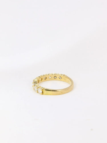 Bague Demi-Alliance américaine diamants 1 carat 58 Facettes J112