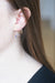 Boucles d'oreilles Mono boucle d'oreille lune or rose, diamants et saphirs 58 Facettes