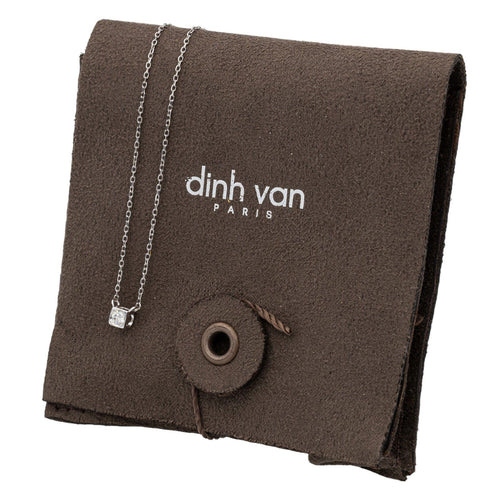 Collier Dinh Van Collier Le Cube Diamant Or blanc Diamant 58 Facettes 2865691RV