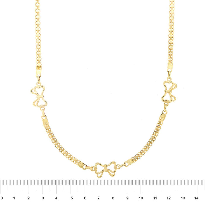 Collier Collier motif  noeuds 58 Facettes 22063