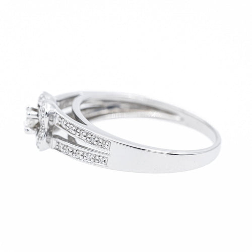 Bague 51 Mauboussin Bague Solitaire Chance of Love Or blanc Diamant 58 Facettes 2259618CN