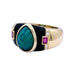 Ring 53 Cartier ring, “Gaïa”, yellow gold, colored stones. 58 Facettes 32784