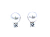 TIFFANY & Co earrings. Pair of gold, pearl and diamond earrings 58 Facettes
