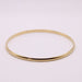 Smooth 18k yellow gold bangle bracelet 58 Facettes