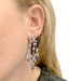 Earrings Chopard “Copacabana” earrings in white gold, diamonds, sapphires. 58 Facettes 31568