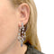 Boucles d'oreilles Boucles d'oreilles Chopard "Copacabana" en or blanc, diamants, saphirs. 58 Facettes 31568