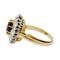 Bague 56 Bague pompadour rubis, diamants, or jaune. 58 Facettes 31967