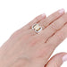 Ring 49 Hermès ring, "Bakuba", yellow gold, silver. 58 Facettes 32721