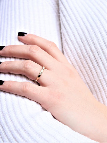 Bague 50.5 Bague Alliance Or jaune Diamant 58 Facettes 2217598CN