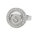 Ring 52 Chopard ring, “Happy Spirit”, white gold, diamonds. 58 Facettes 30990
