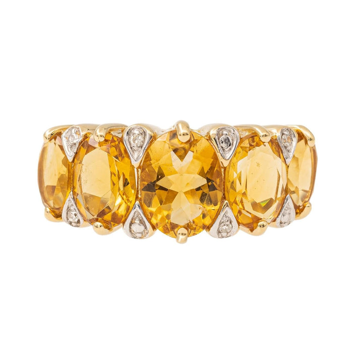 Bague 53 Bague Cocktail Or jaune Citrine 58 Facettes 2112642CN